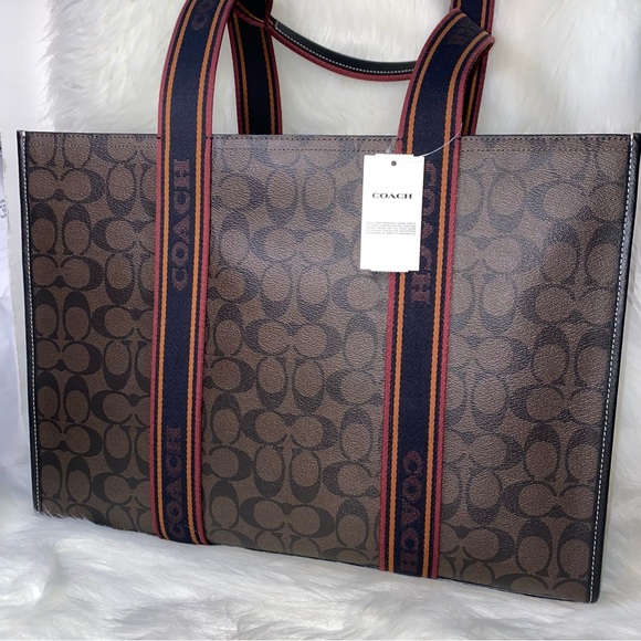 Coach Signature Large Smith Tote bag New - Picture 6 of 14